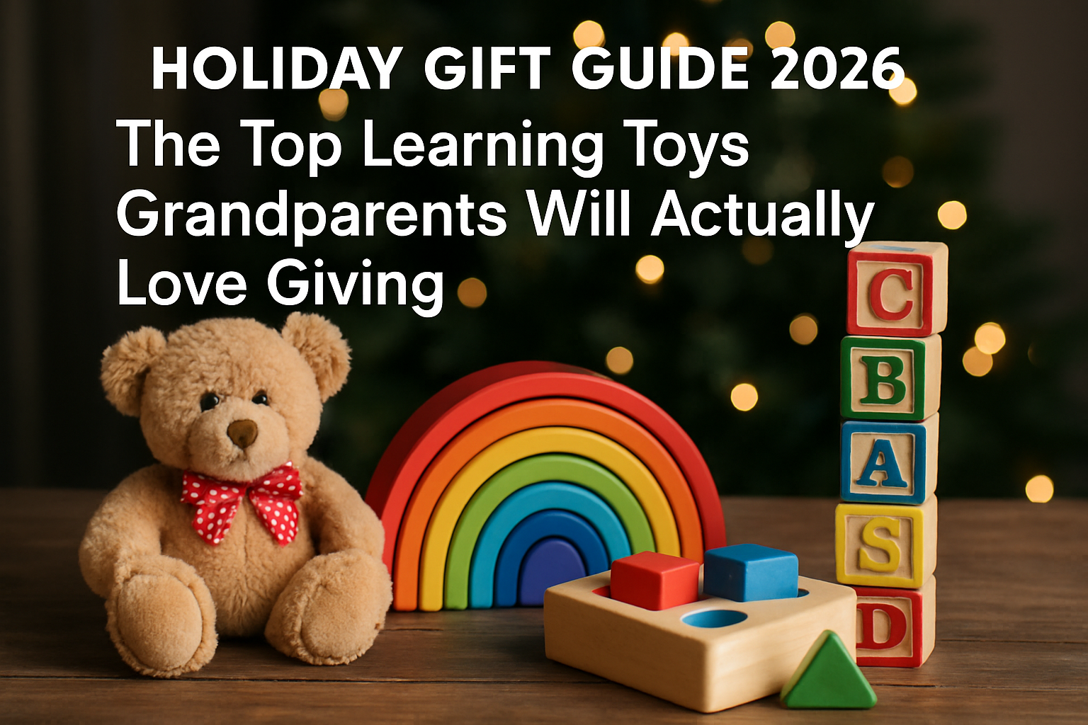 Holiday Gift Guide 2026: The Top Learning Toys Grandparents Will Actually Love Giving