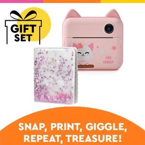 Pets Instant Print Kiddies Camera with dual lens and instant photo printing for kids