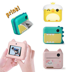 Pets Instant Print Kiddies Camera with dual lenses and instant thermal print feature