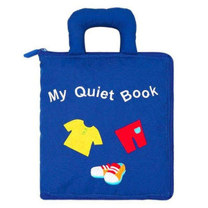 My First Portable Fun Activity Learning Montessori Book for toddlers with interactive skill-building activities