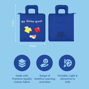 My First Portable Fun Montessori activity book for kids development and learning basic skills