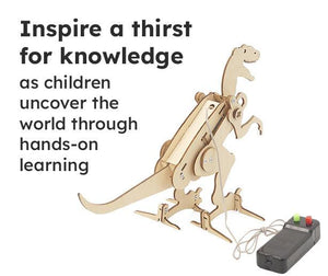 Wooden Dinosaur Assembly STEM Kit