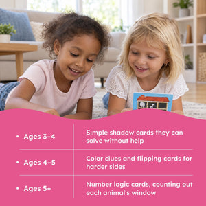 Magnetic Animal House Matching Game