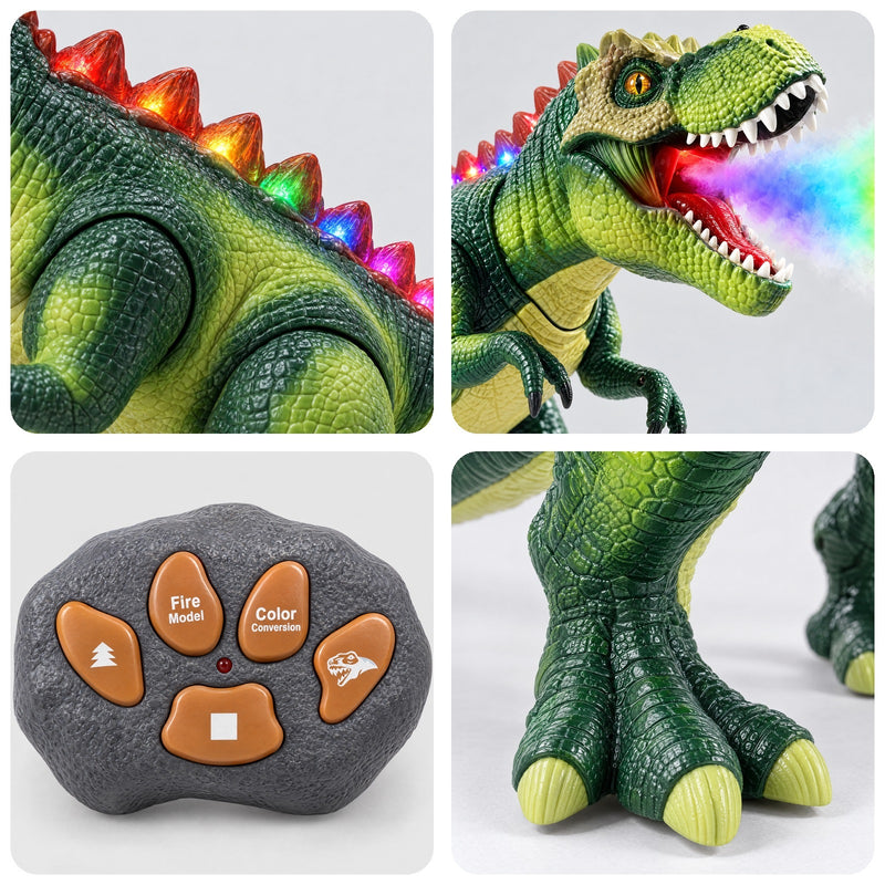 Remote Control Mist-Breathing T-Rex Dinosaur