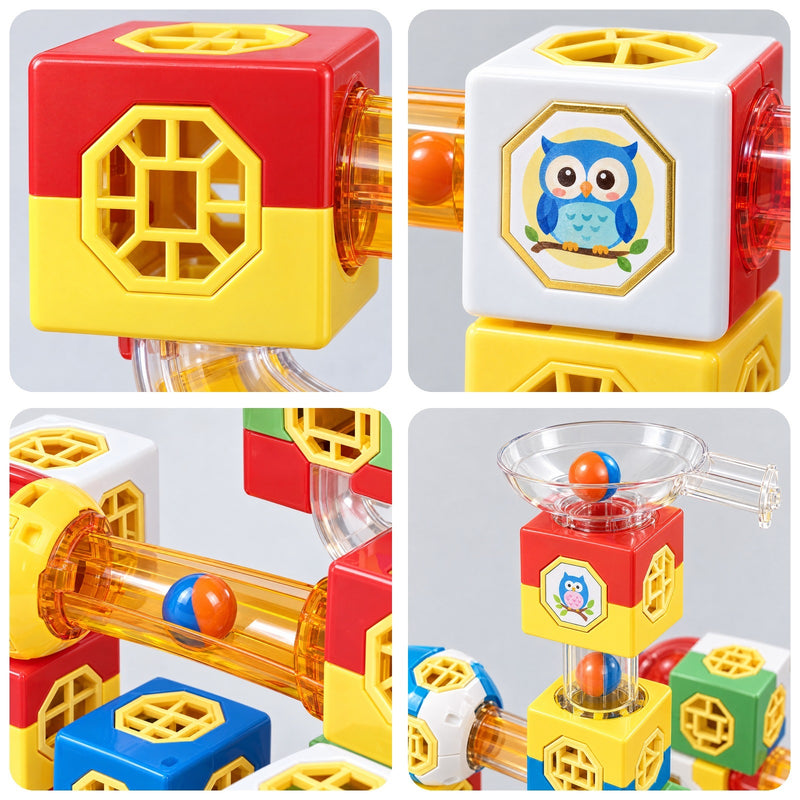 Marble Run Building Blocks Set
