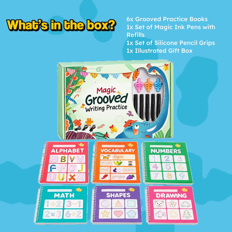 Magic Grooved Writing Practice Set
