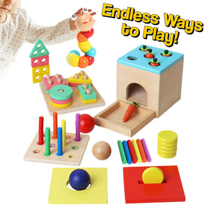 5-in-1 Wooden Montessori Box