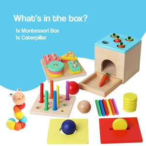 5-in-1 Wooden Montessori Box