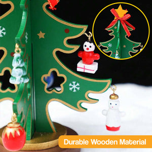 Customizable Wooden Keepsake Christmas Tree