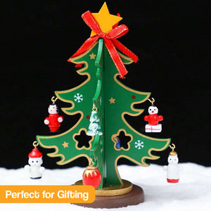 Customizable Wooden Keepsake Christmas Tree