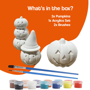 DIY Halloween Pumpkin Art Kit