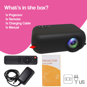 Mini Kids Projector with Built-In Speaker