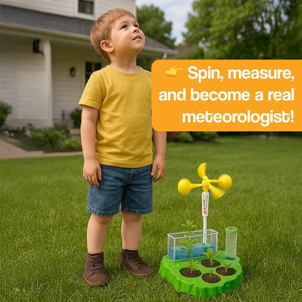 Weather Machine Toy STEM-Learning 18-Piece Weather Station Kit - Little Learners Toys