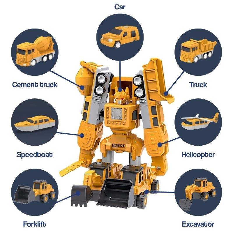 Click & Snap Magnetic Transformer Construction Set