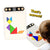 AI Powered STEM Puzzle Board with colorful magnetic shapes and AI feedback for children learning and play