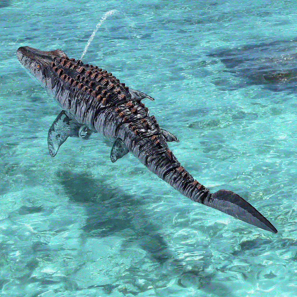Remote Control Mosasaurus Toy Boat - Little Learners Toys