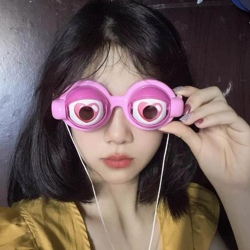 Eye-Shaped Funny Glasses Prank Toy Set