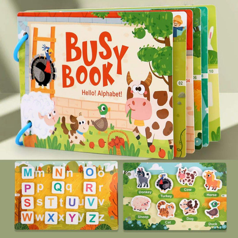 Early Education Busy Book and Puzzle