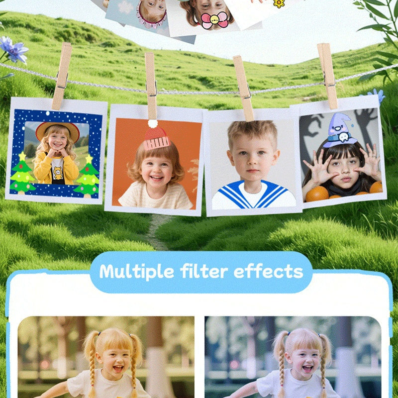 ChatGPT powered smartphone kids camera with AI learning and multiple creative filter effects
