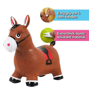 My First Bouncy Pet toddler toy made of burst-resistant PVC with easy-grip handles for indoor and outdoor play