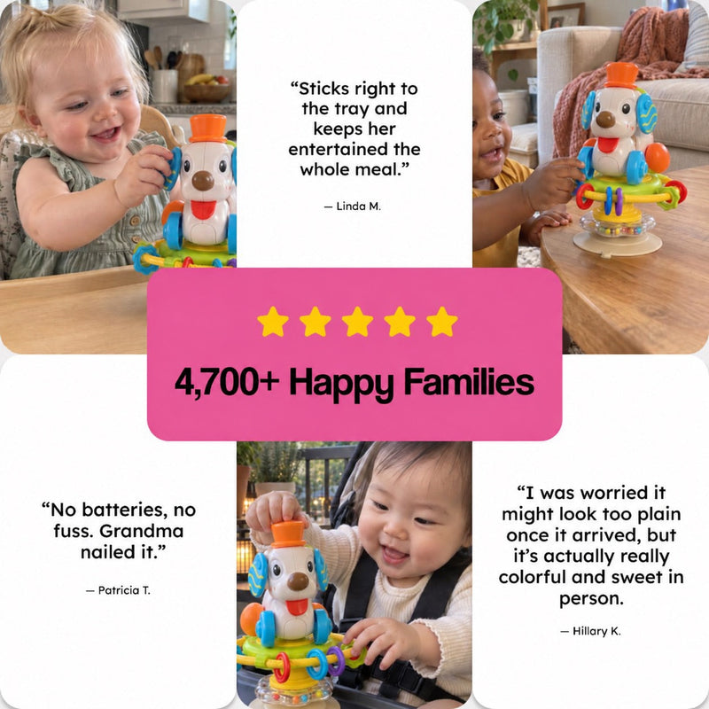Suction Cup Puppy Sensory Toy