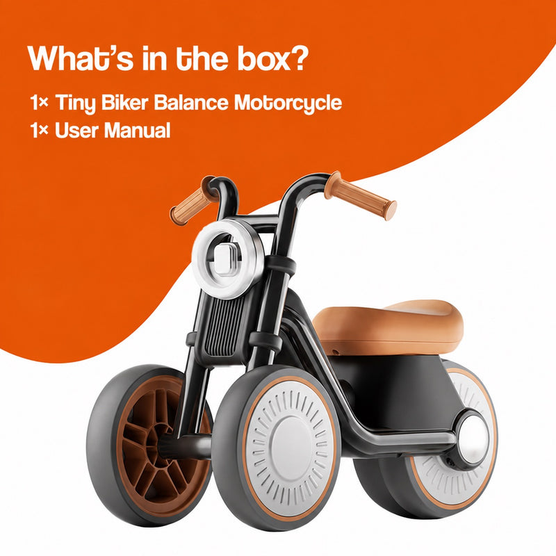 Tiny Biker Anti-Tip Light & Sound Motorcycle