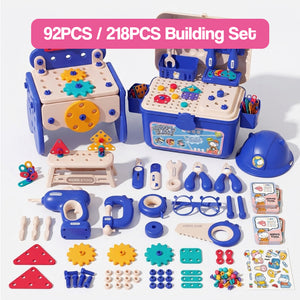 Kids' Tool Set & Workbench Electric Drill Tools & Building Pieces