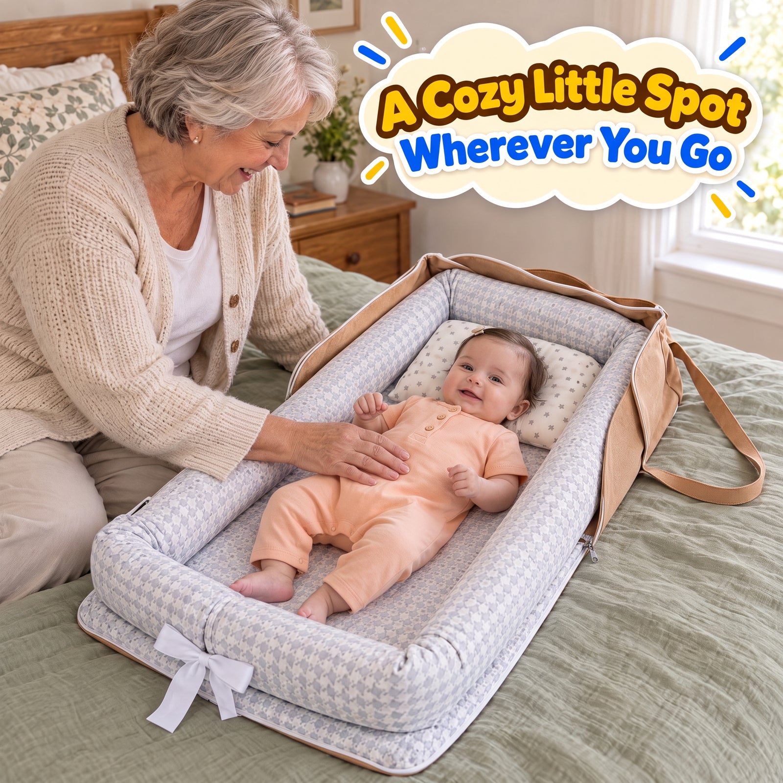 Portable Safety Sleeping Crib
