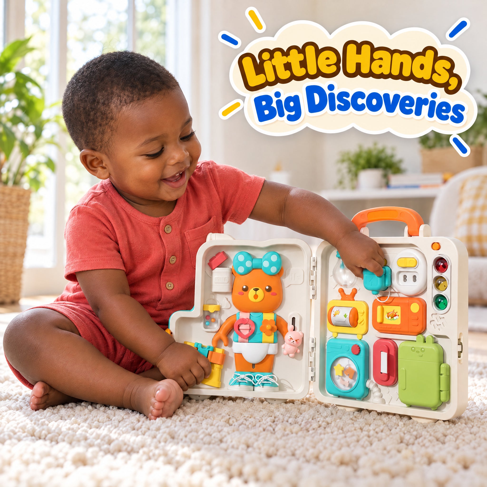 Busy Board Montessori Educational Toy for Infants