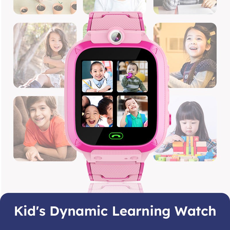 Kids Multi-purpose Smartwatch in pink with interactive games and media player for children aged 7 and up