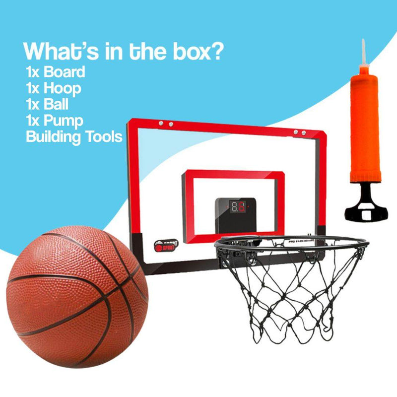 LED Pro Foldable Basketball Hoop with Digital Scoreboard