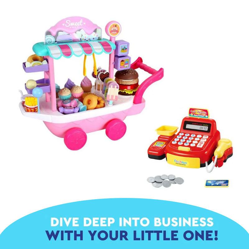 Little Vendor Ice Cream Cart