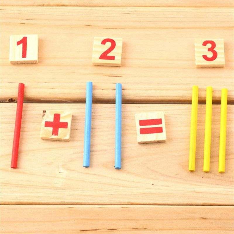 Math Wooden Counting Sticks - Little Learners Toys