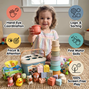 6-in-1 Soft Baby Learning Toy Set