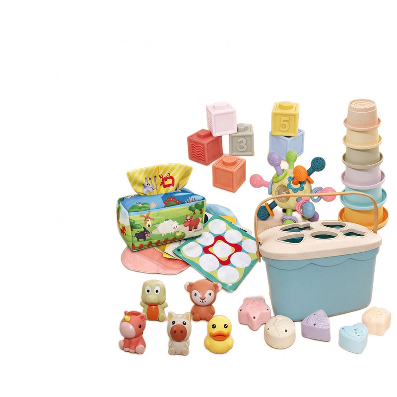 6-in-1 Soft Baby Learning Toy Set