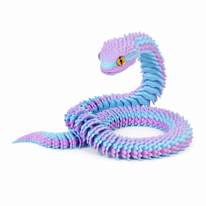 Articulated 3D-Printed Viper Snake