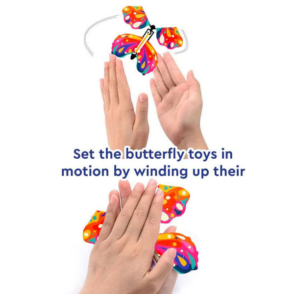 Flutterpump Toy Wonder Flutter Flying Butterfly Set - Little Learners Toys