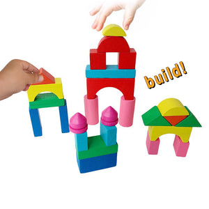 Wooden Building Blocks Set