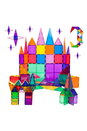 Magnetic Building Tiles Transparent Blocks Toy