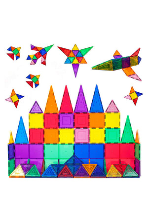 Magnetic Building Tiles Transparent Blocks Toy