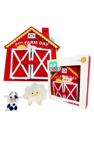 Kids Montessori Interactive Educational My Farm Day Book