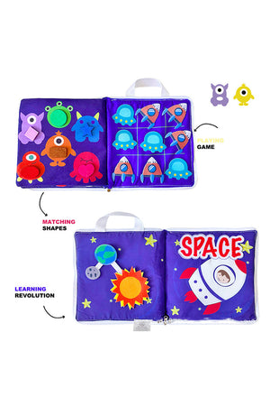 Space Puzzle Quiet Book