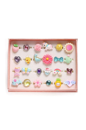 Little Princess Cartoon Ring Set